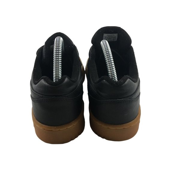 REEBOK CLASSIC WORKOUT BLACK LEATHER GUM SOLE SHOE MENS SIZE 5 - Picture 4 of 8